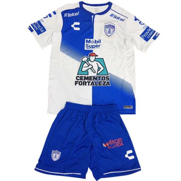 Camiseta Pachuca Replica Primera Ropa Niños 2018/19 Azul Blanco